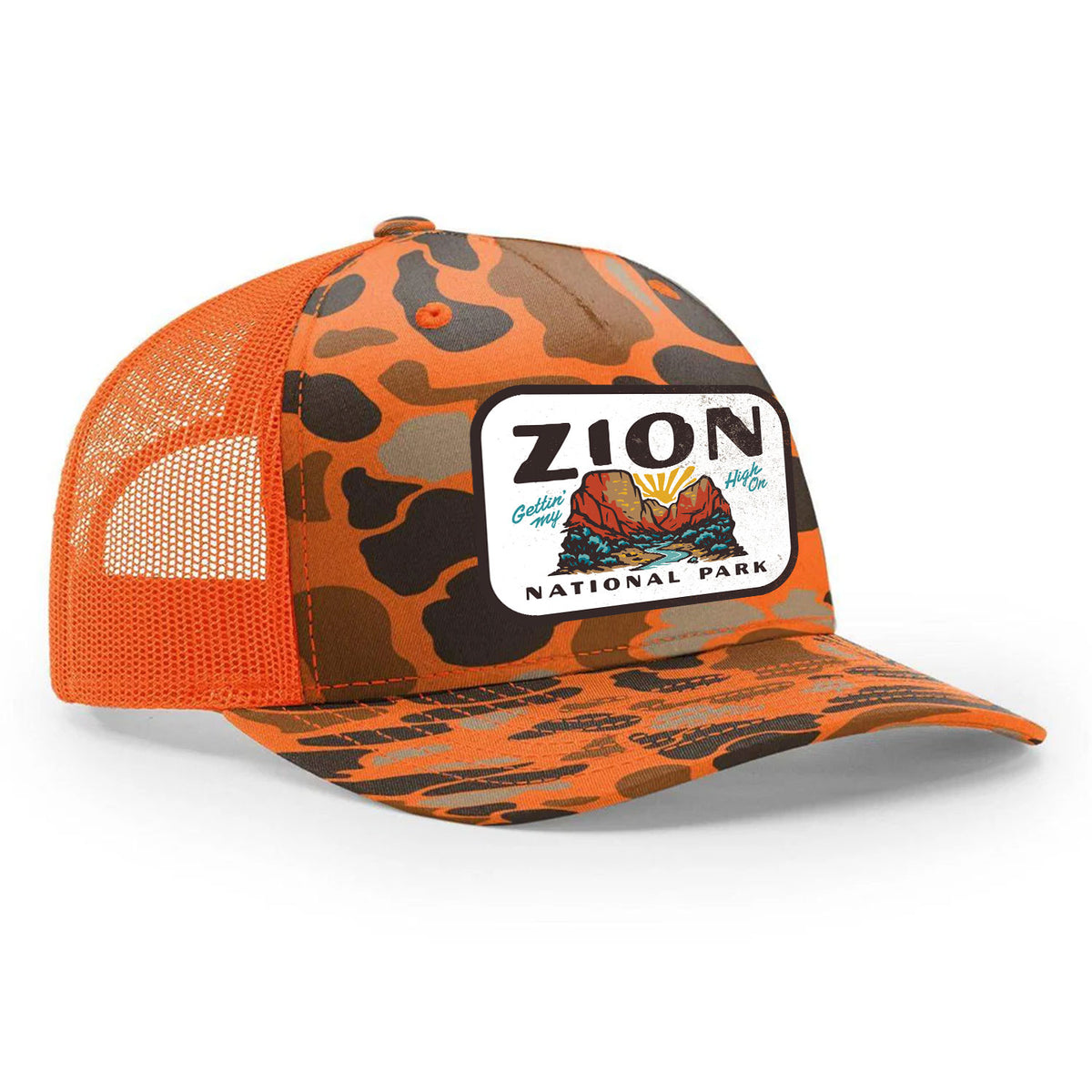 Gettin' My High On At Zion Patch Hat