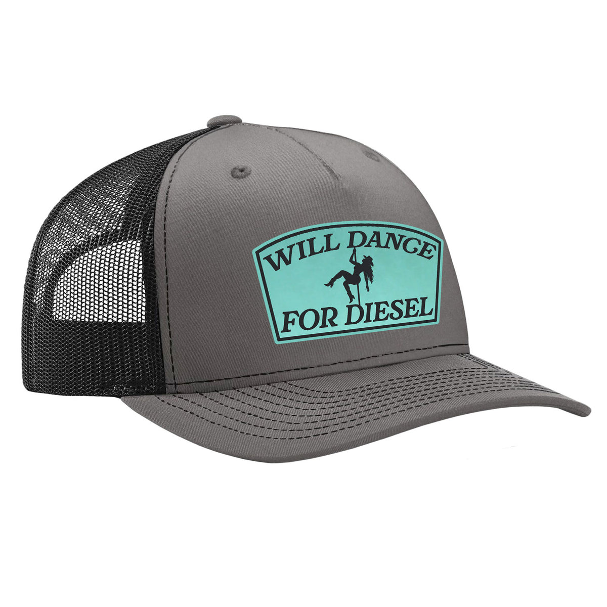 Will Dance For Diesel Ladies Patch Hat