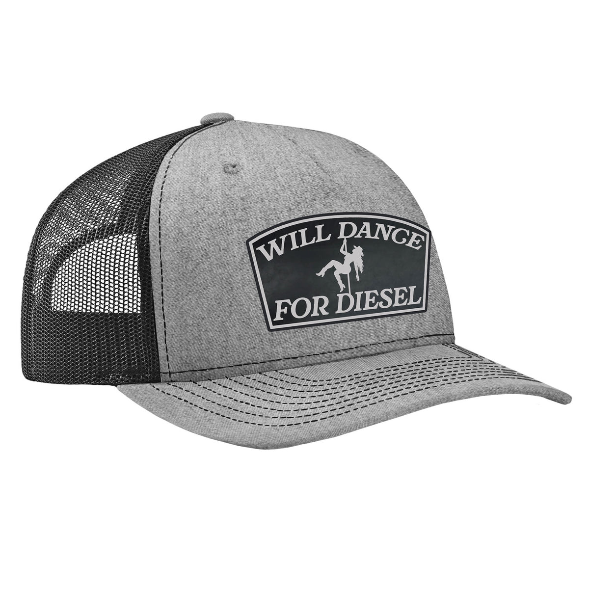 Will Dance For Diesel Ladies Patch Hat