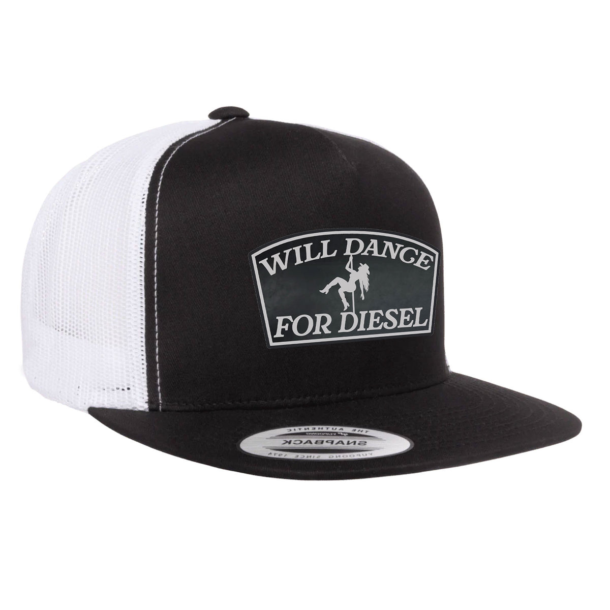 Will Dance For Diesel Ladies Patch Hat