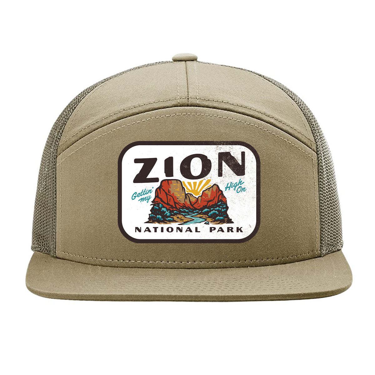 Gettin' My High On At Zion Patch Hat