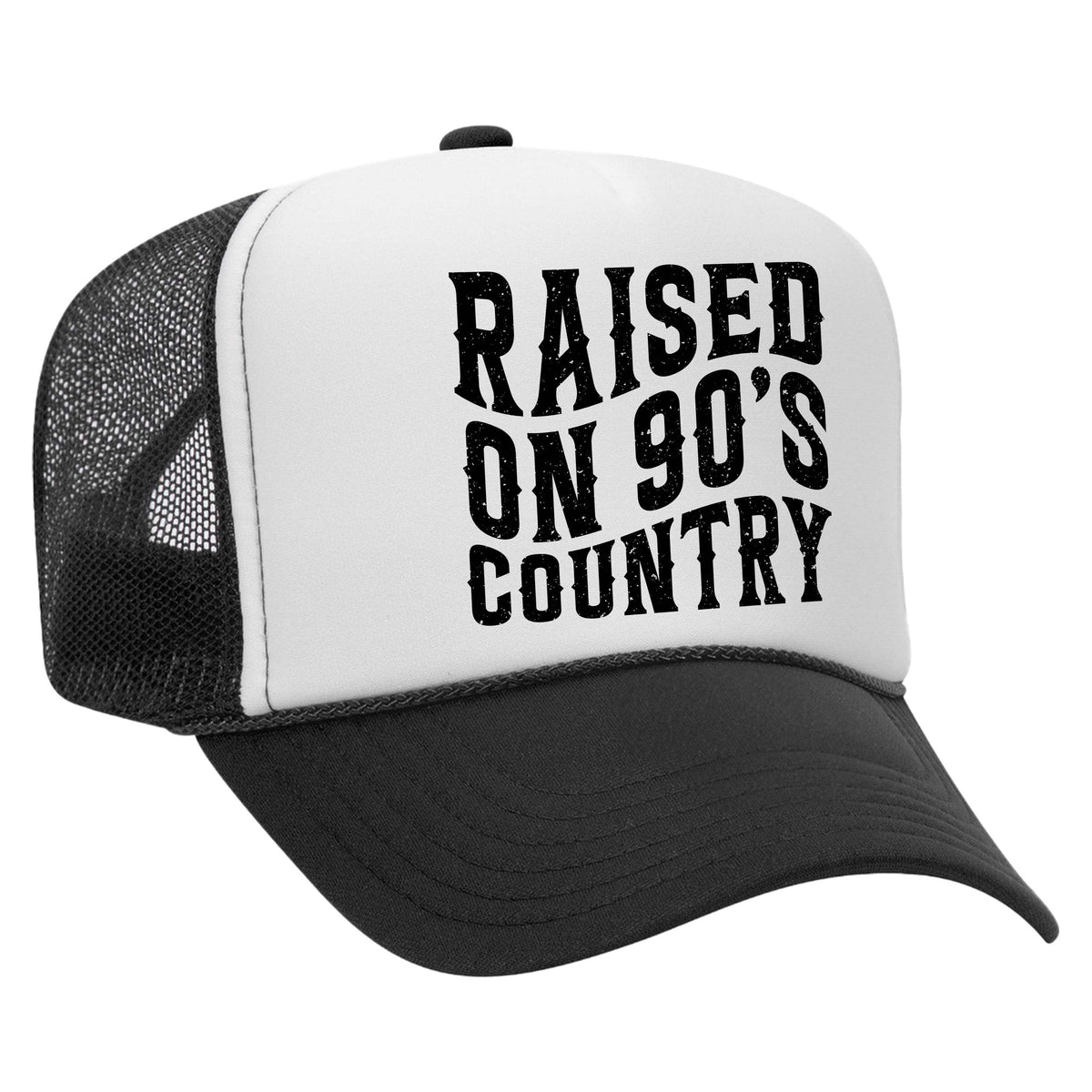 Raised On 90s Country Foam Trucker Hat