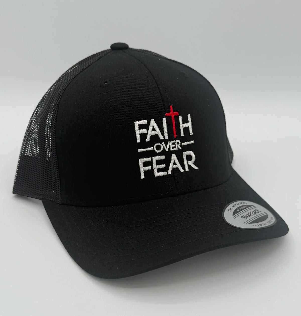 Faith Over Fear Embroidered Hat