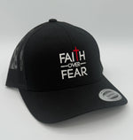 Faith Over Fear Embroidered Hat
