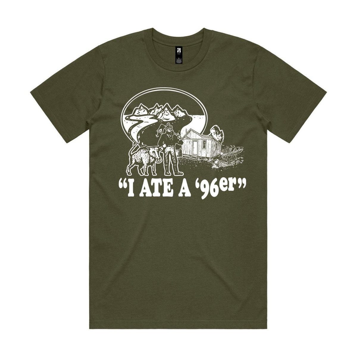 I At A 96'er Premium Tee - Army