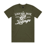 The Liquor Box Lounge Premium Tee - Army