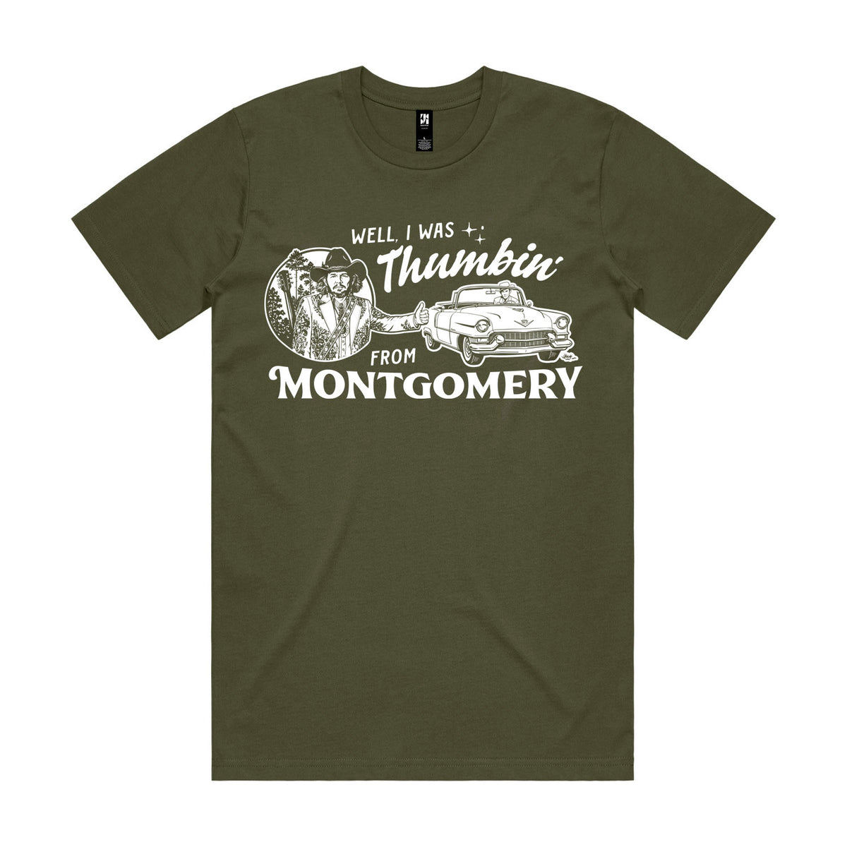 Thumbin' From Montgomery Premium Tee