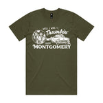 Thumbin' From Montgomery Premium Tee - Army