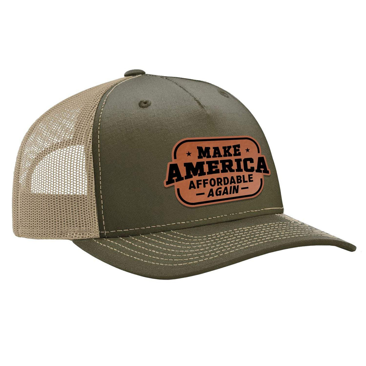 Make America Affordable Again Classic Trucker Hat - Army / Olive