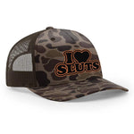 I Love Sluts Classic Trucker Hat - Bark