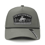 I'm No Cowboy Performance Leather Patch Hat - Bilge