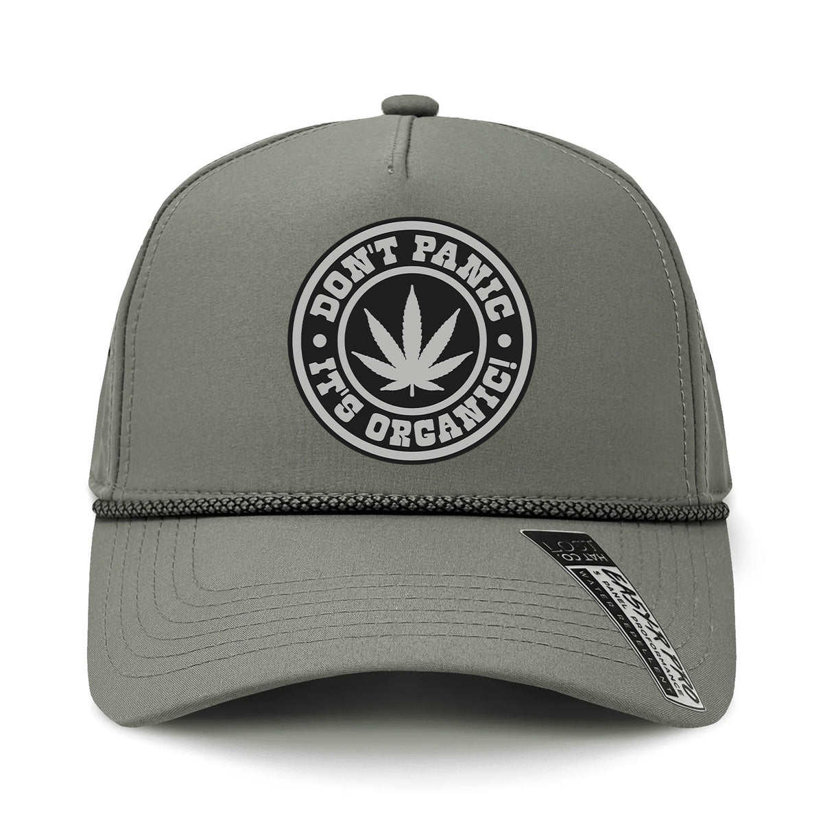 Don't Panic It's Organic Performance Leather Patch Hat
