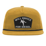 Will Dance For Diesel Flat Bill Rope