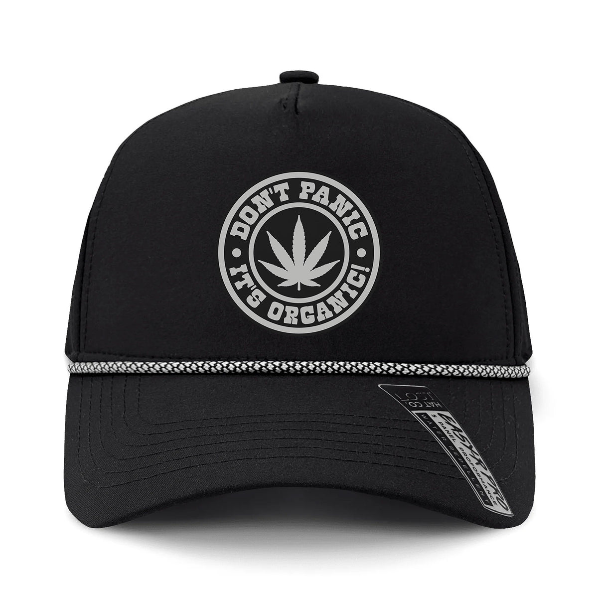 Don't Panic It's Organic Performance Leather Patch Hat