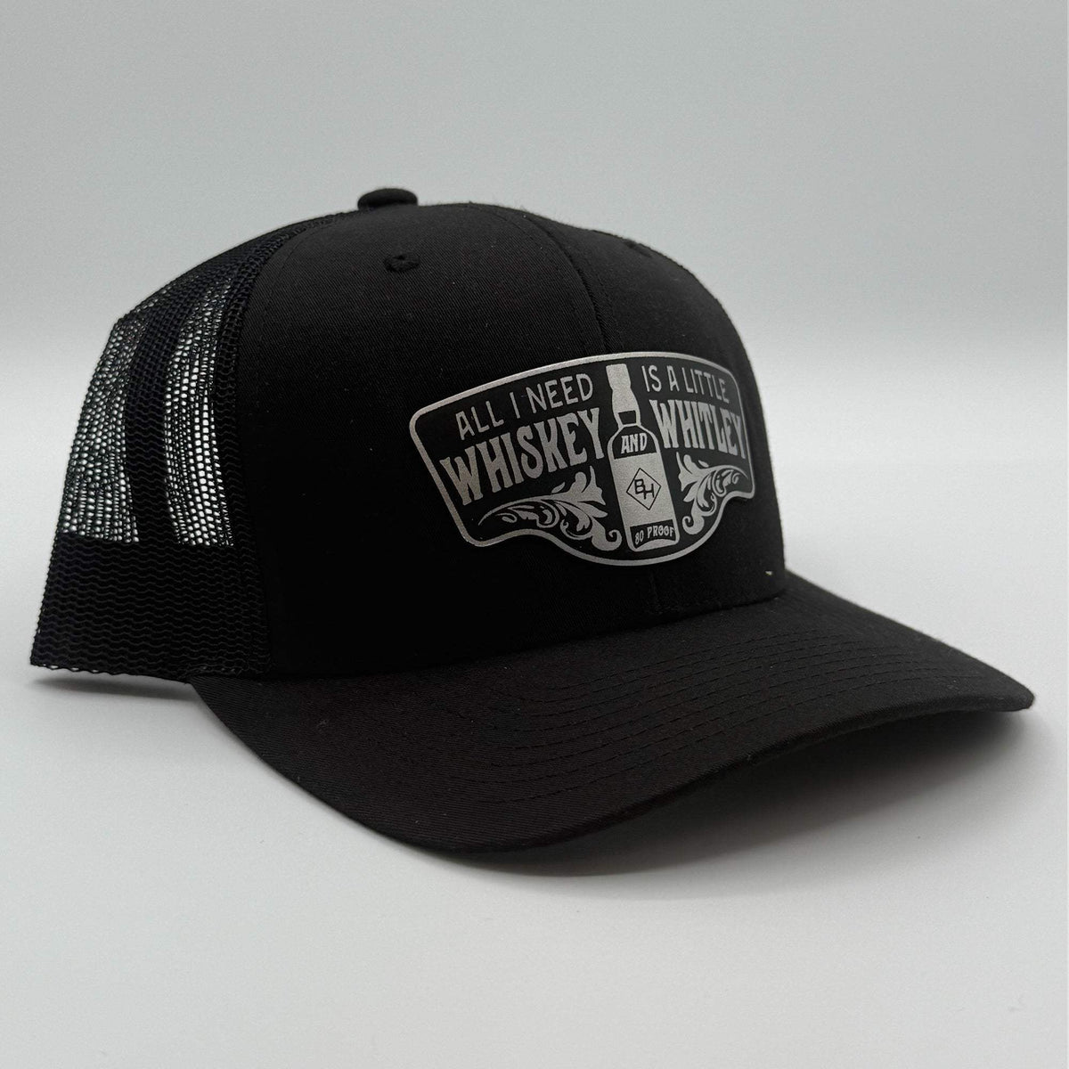 Whiskey & Whitley Patch Hat - Black