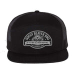 Soggy Beaver BBQ 7 Panel Hat - Black