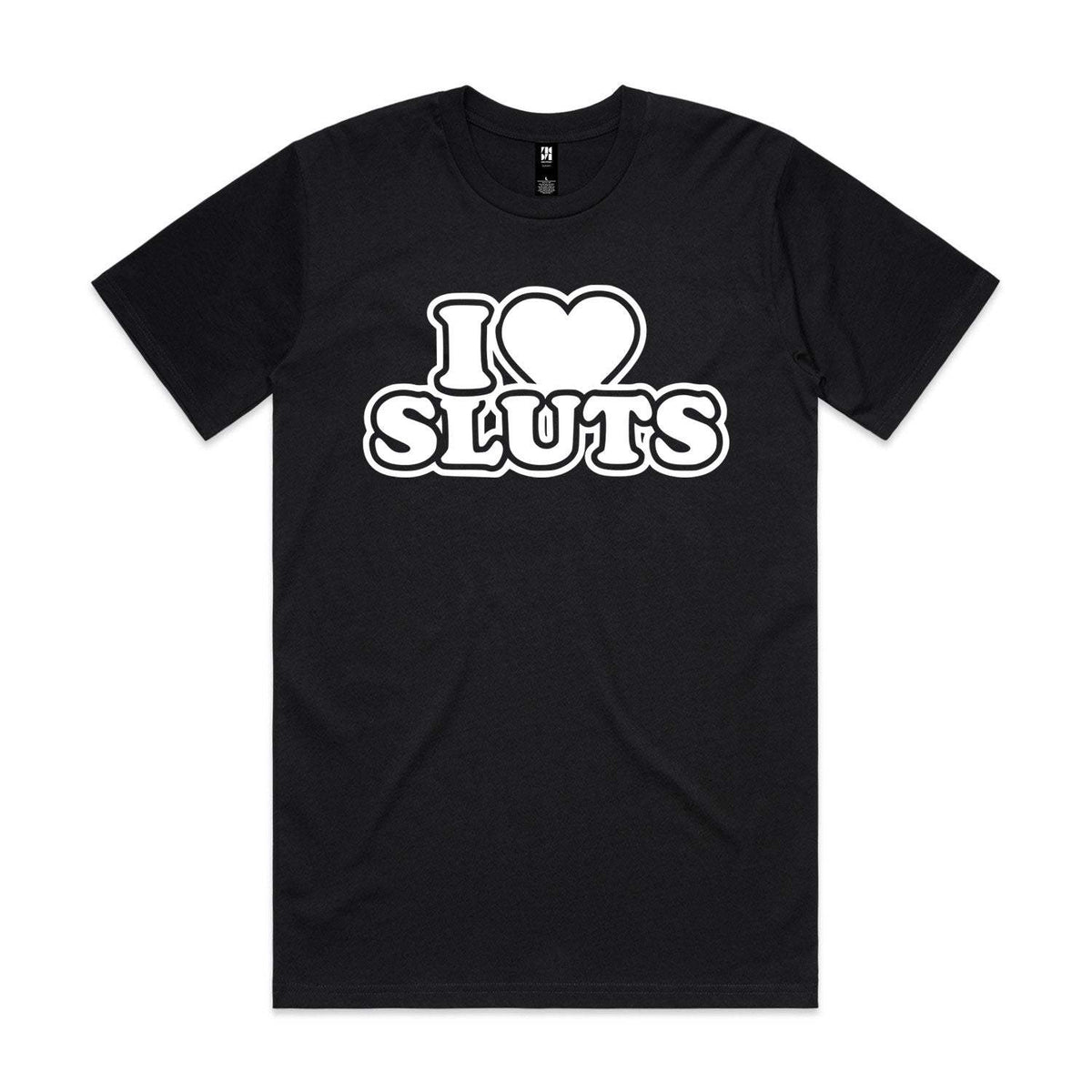 I Love Sluts Premium Tee - Black