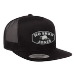 No Show Jones Flat Bill Trucker Hat - Black