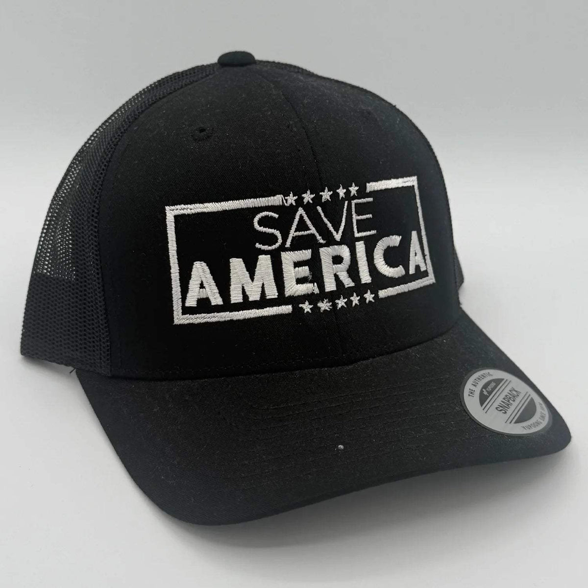 Save America Embroidered Hat - Black