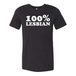 100% Lesbian Tee - Black