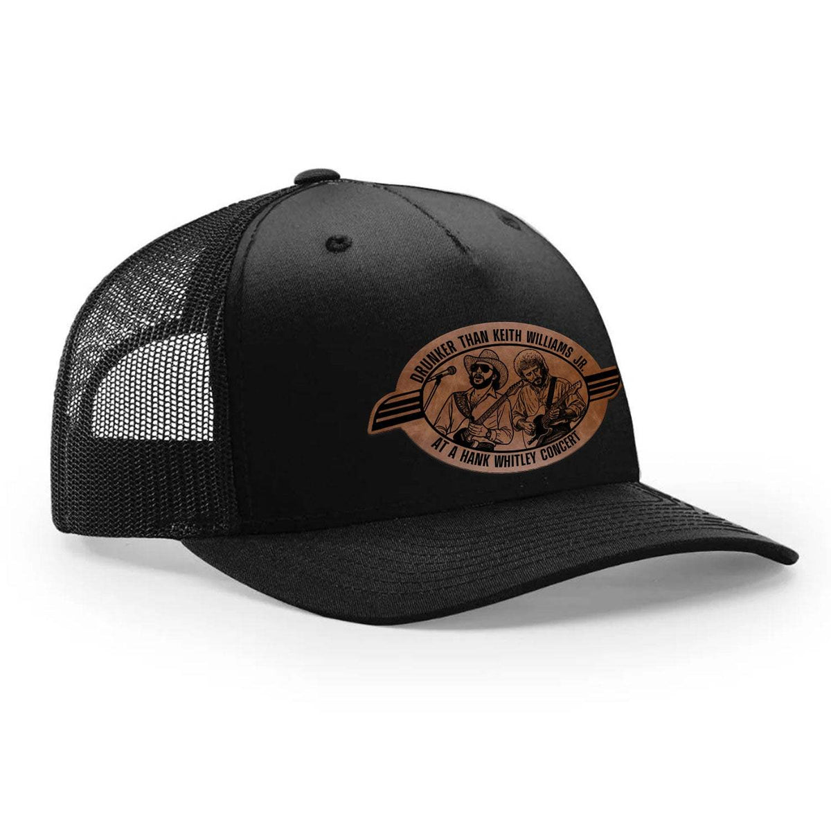 Hank Whitley Classic Trucker Hat - Black