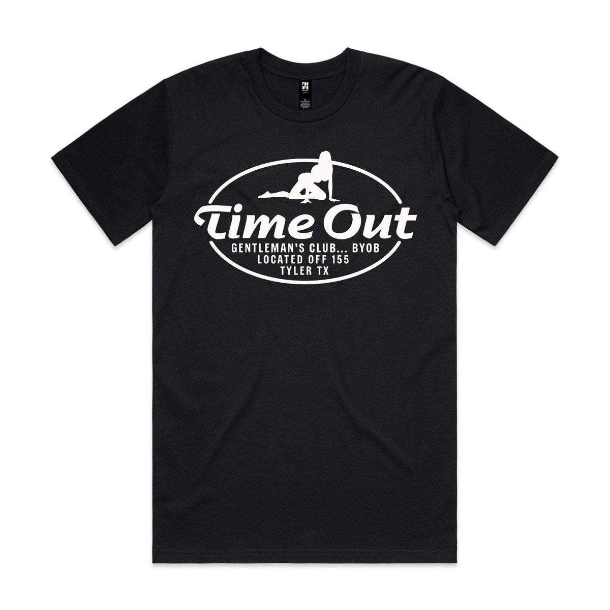 Time Out Gentleman's Club BC Tee SALE - Black