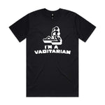 I'm A Vagitarian Premium Tee - Black