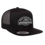 Soggy Beaver BBQ Flat Bill Hat - Black