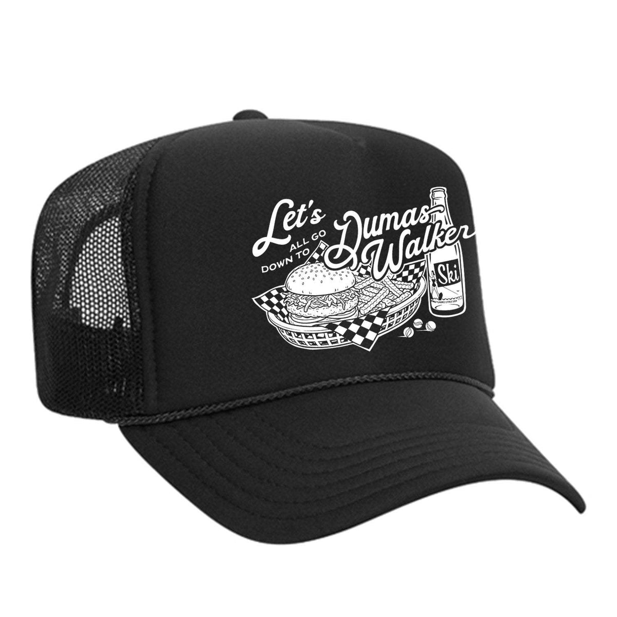 Dumas Walker Foam Trucker Hat - Black