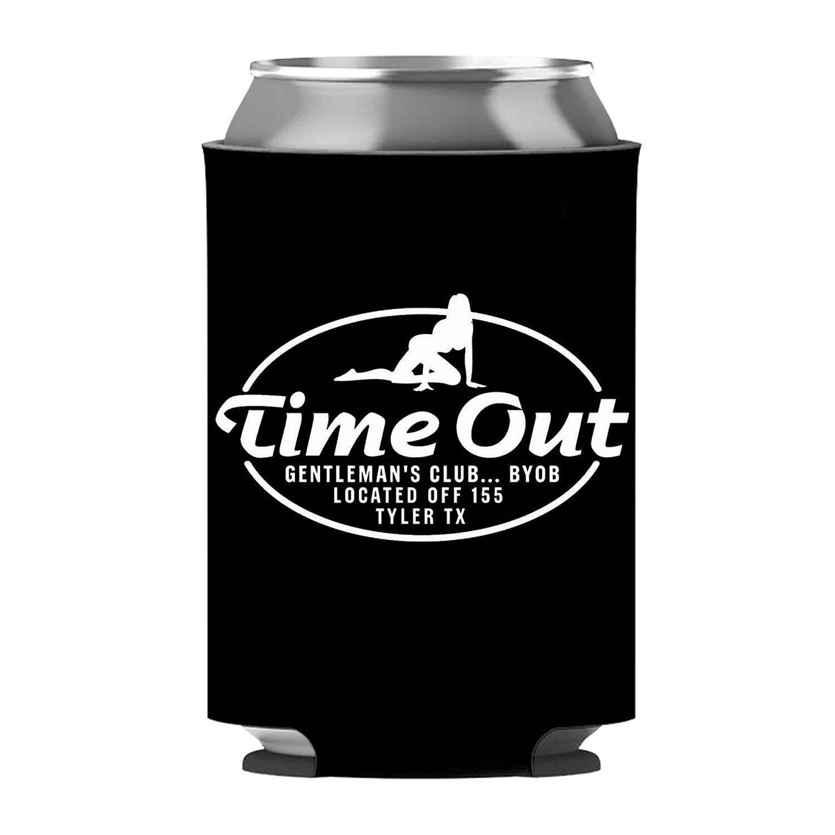 Time Out Gentleman's Club Can Sleeve - Black / Standard
