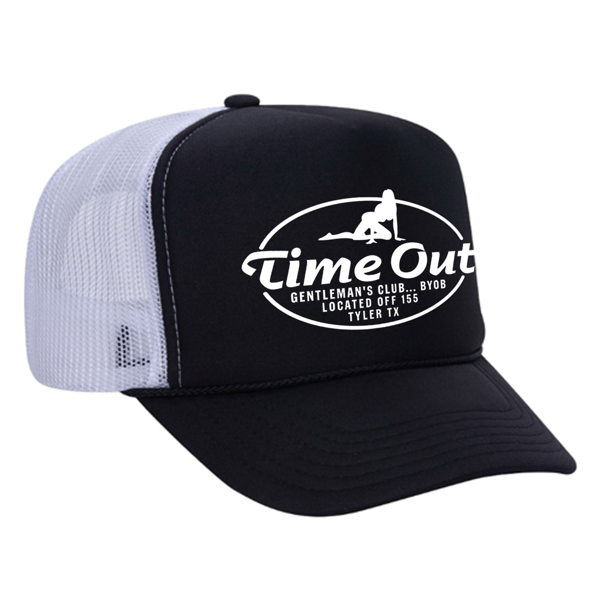Time Out Gentleman's Club Foam Trucker Hat