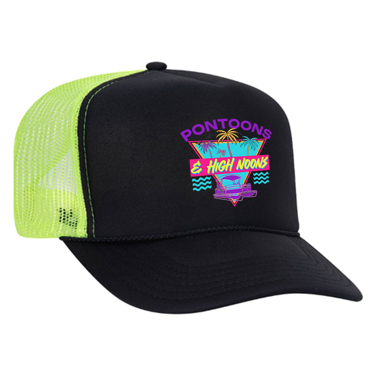 Pontoons and High Noons Foam Trucker Hat