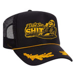 I Didn't See Sh!t Foam Trucker Hat - Black / Captain