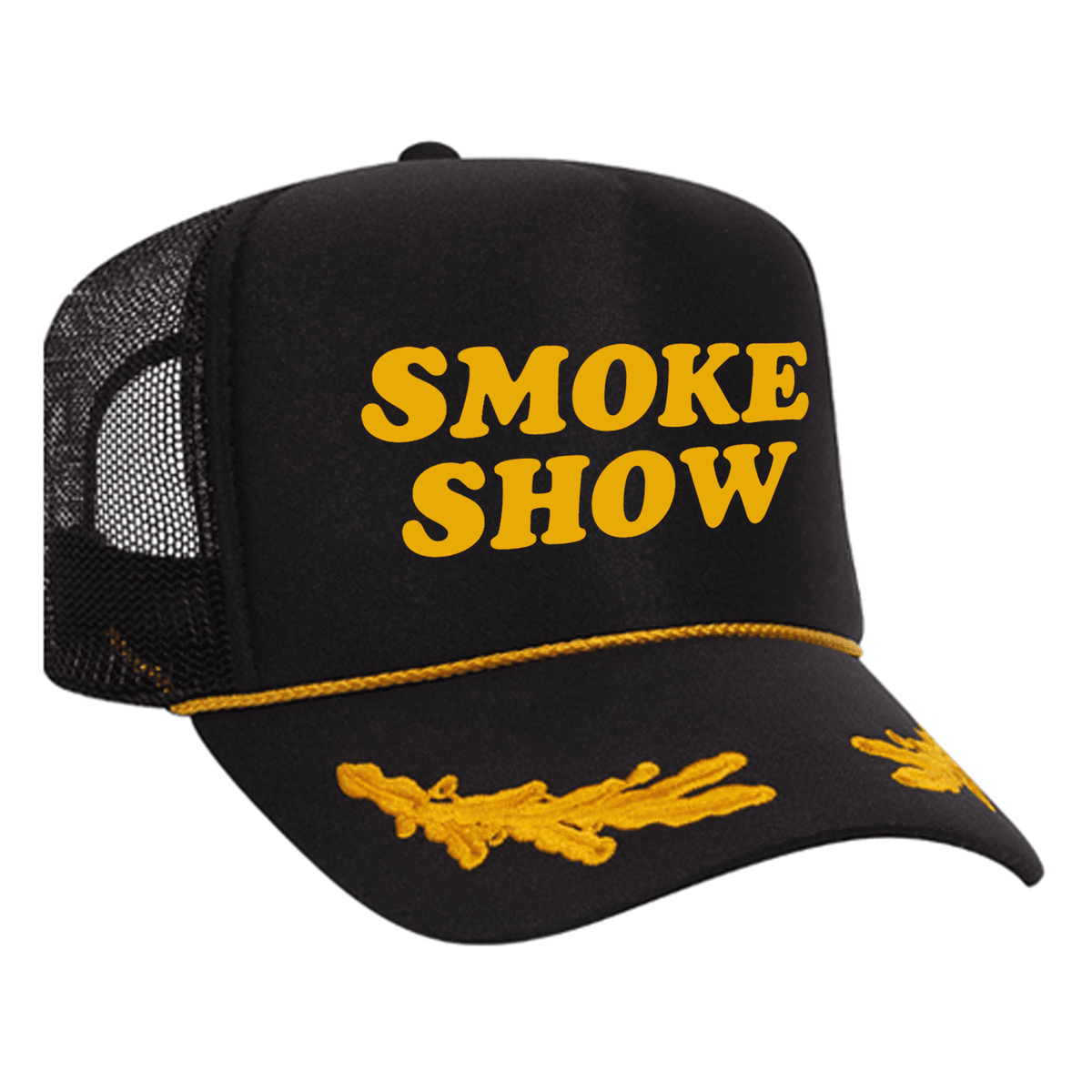 Smoke Show Foam Trucker Hat - Black / Captain