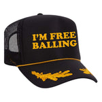 Free Balling Foam Trucker Hat - Black Captain