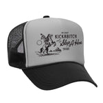 Chief Kickabitch Foam Trucker Hat - Black / Grey