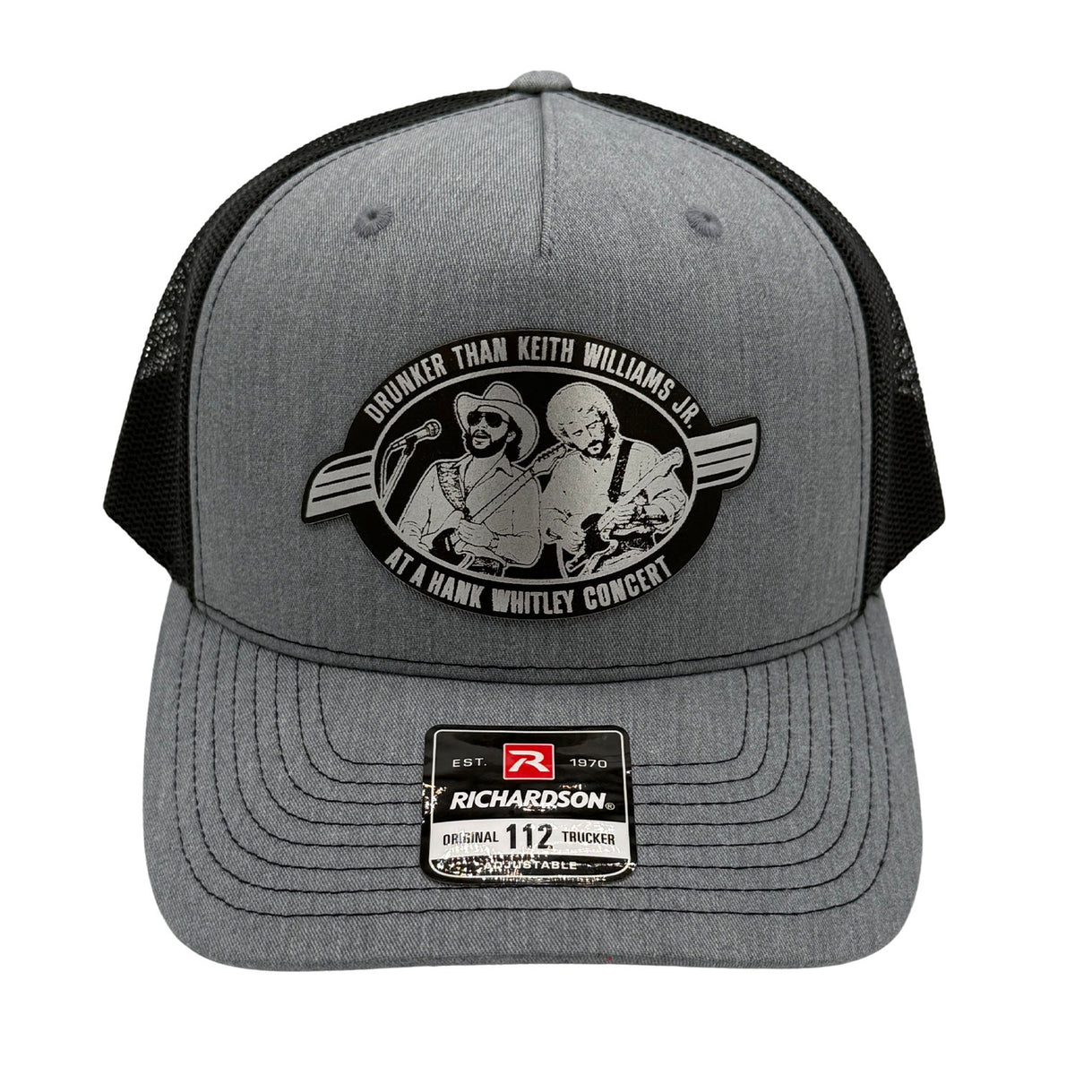 Hank Whitley Leather Patch Hat