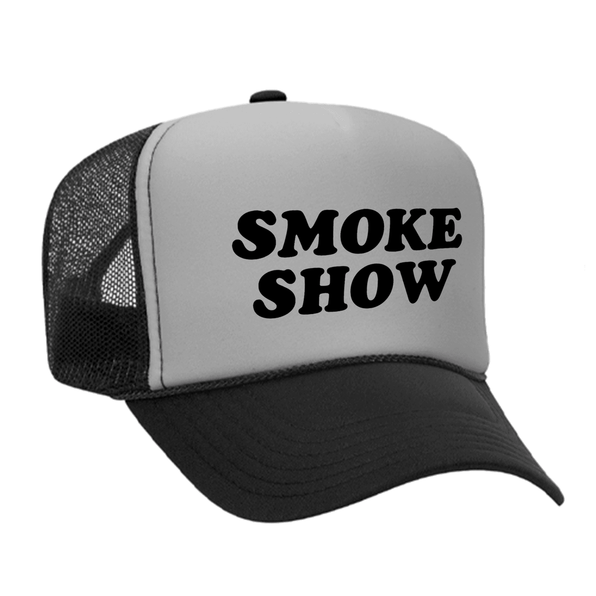 Smoke Show Foam Trucker Hat - Black / Grey