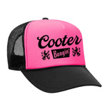 Cooter Bangin Foam Trucker Hat - Black / Pink