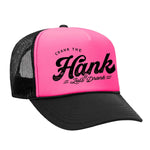 Crank The Hank Foam Trucker Hat - Black / Pink