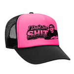 I Didn't See Sh!t Foam Trucker Hat - Black / Pink