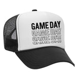 Game Day Foam Trucker Hat - Black / White