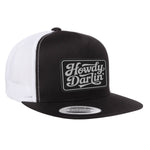 Howdy Darlin Flat Bill Leather Patch Hat