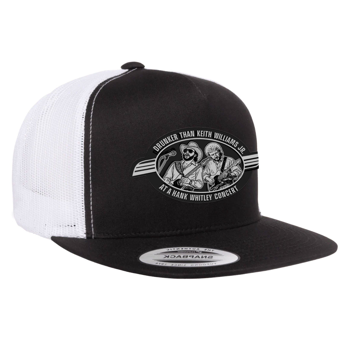 Hank Whitley Flat Bill Trucker Hat