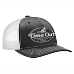 Time Out Gentleman's Club Classic Trucker Hat - Black / White