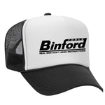 Binford Tools 6100 Foam Trucker Hat - Black / White