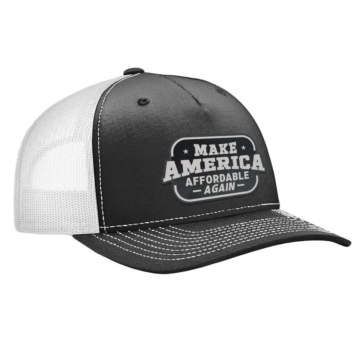 Make America Affordable Again Classic Trucker Hat - Black / White