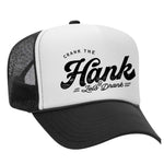 Crank The Hank Foam Trucker Hat - Black / White