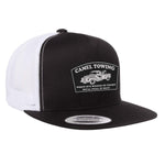 Camel Towing Flat Bill Hat - Black / White