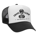 Snake Farm Foam Trucker Hat - Black / White